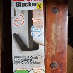 Door Draft Blocker - Black
